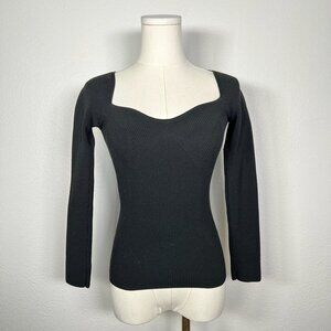 Galita Black Long Sleeve Top - One Size